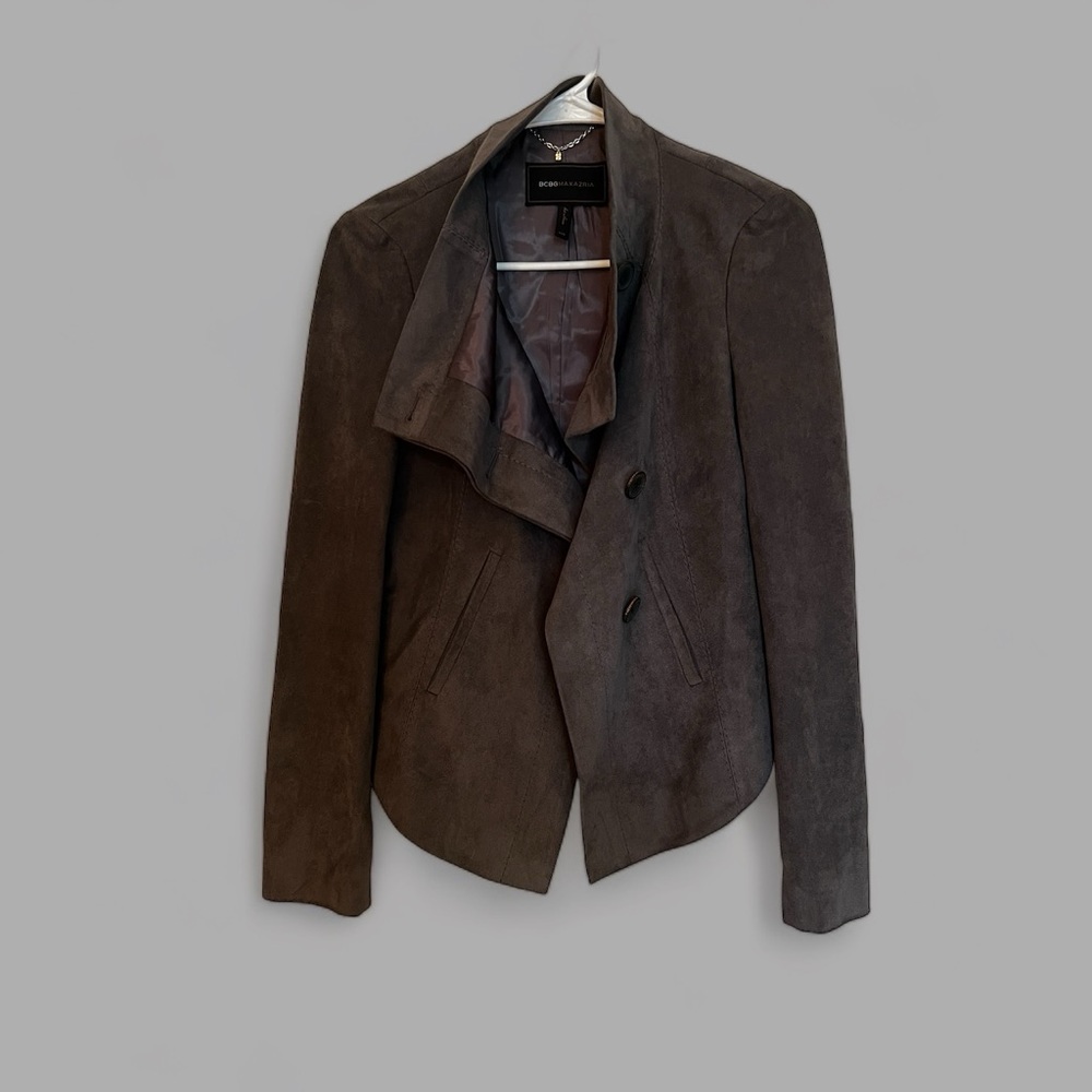 BCBG light suede jacket. Early 00s